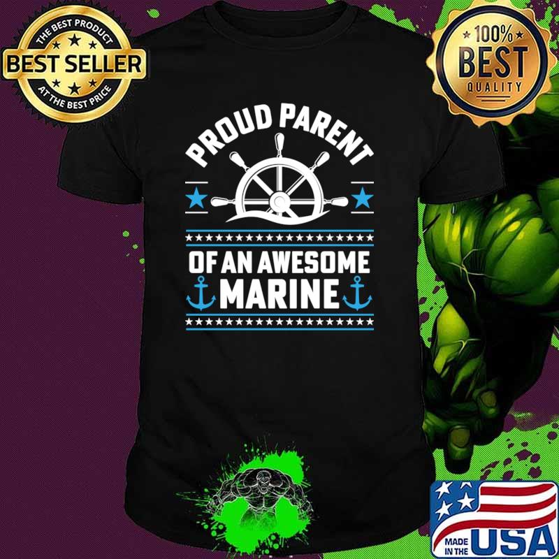 Proud Parent Of An Awesome Marine Stars T-Shirt