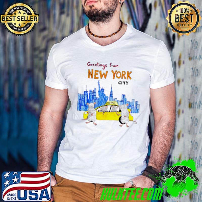 Rats greetings from New York city s Guys V Neck Rats greetings from New York city s Guys V Neck