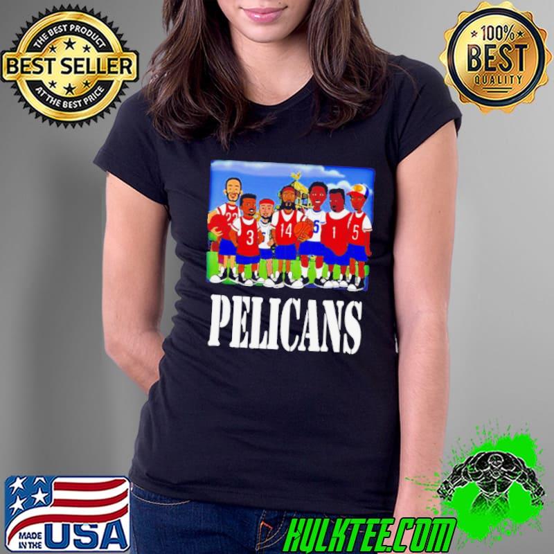 Recess X Pelicans cartoon shirt Recess X Pelicans cartoon shirt
