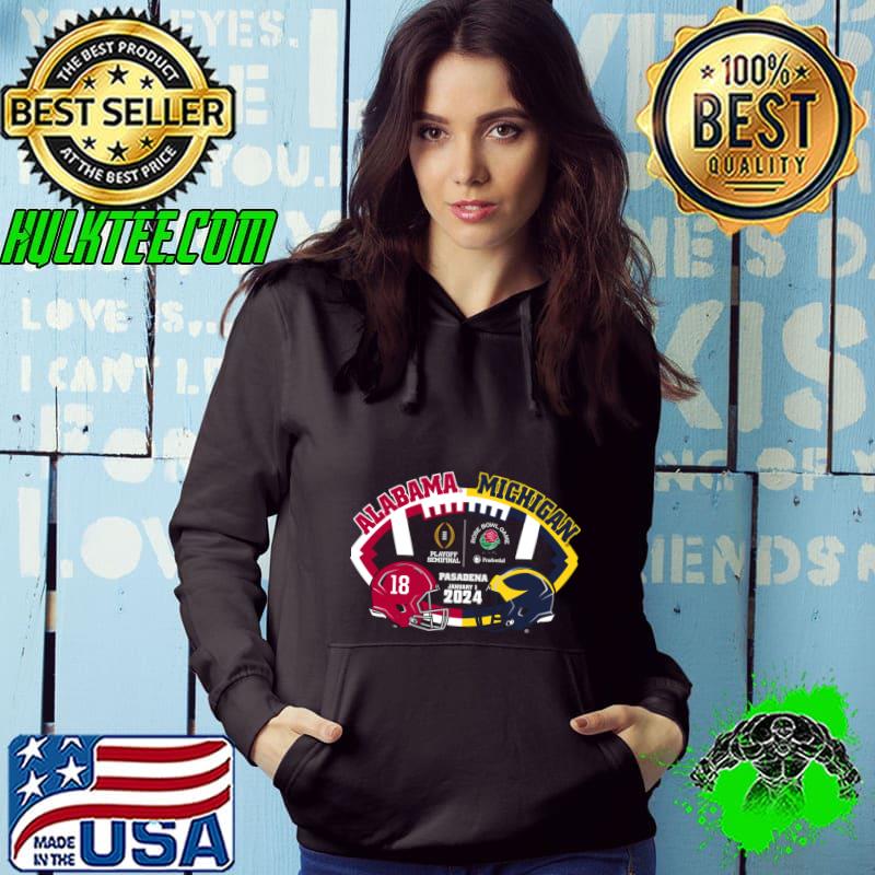 Rose Bowl 2024 Semi Football Alabama v Michigan T-Shirt