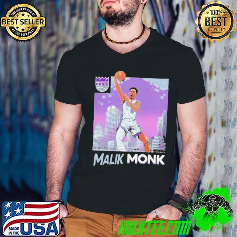 Sacramento Kings Merch Malik Monk Skyline shirt