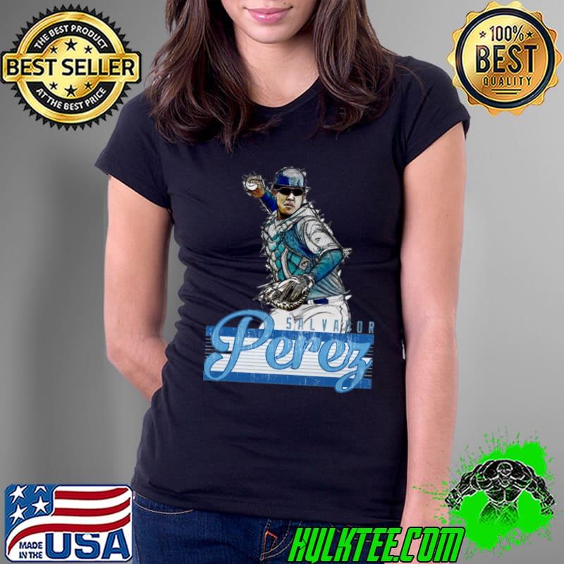 Salvador Perez Venezuelan-American professional baseball catcher Kansas City Sketch T-Shirt