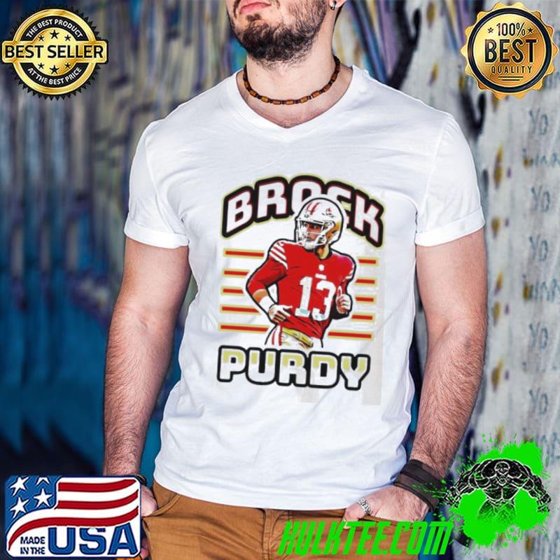 San Francisco 49ers football Brock Purdy player pose s Guys V Neck San Francisco 49ers football Brock Purdy player pose s Guys V Neck