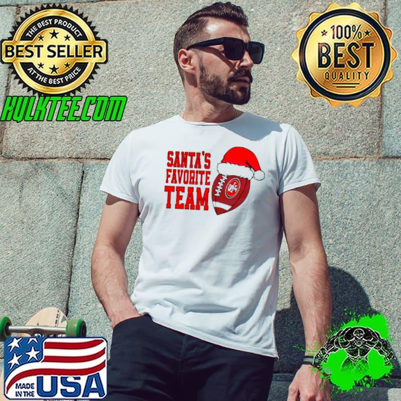 Santas favorite team San Francisco 49ers shirt