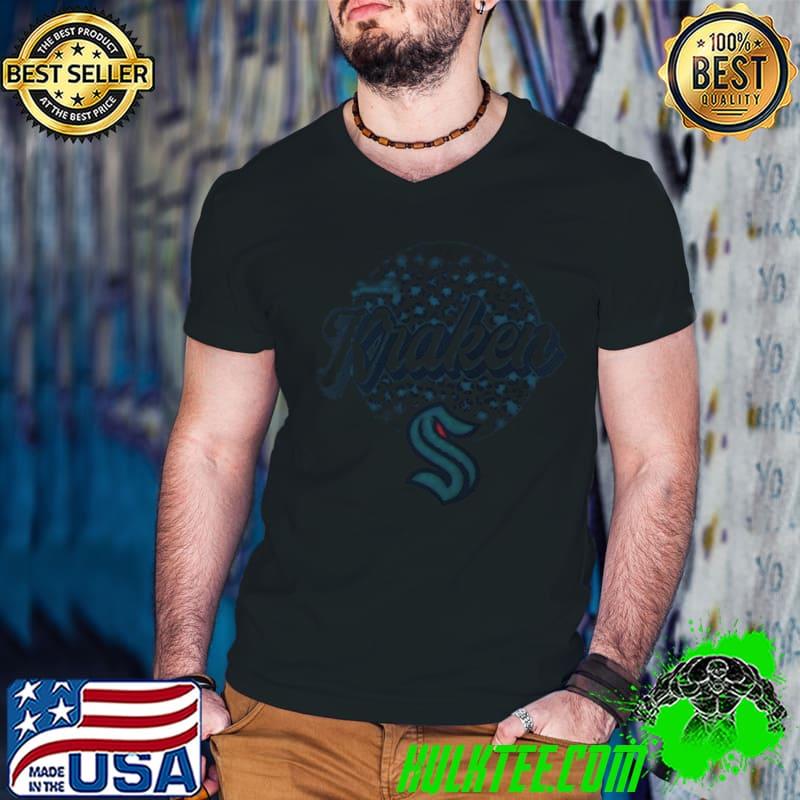 Seattle Kraken NHL Personalized Leopard Print Logo Shirt
