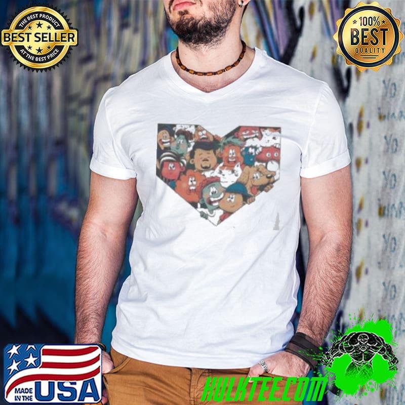 Secret Fresh People Heart T shirts