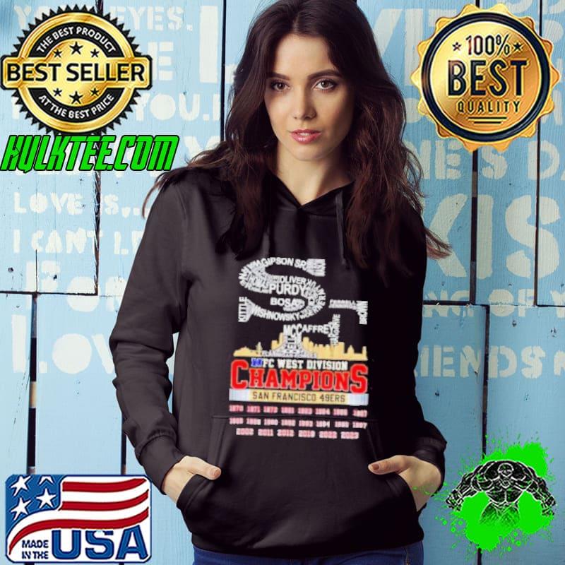 SF big logo NFC West Division Champions San Francisco 49ers shirt