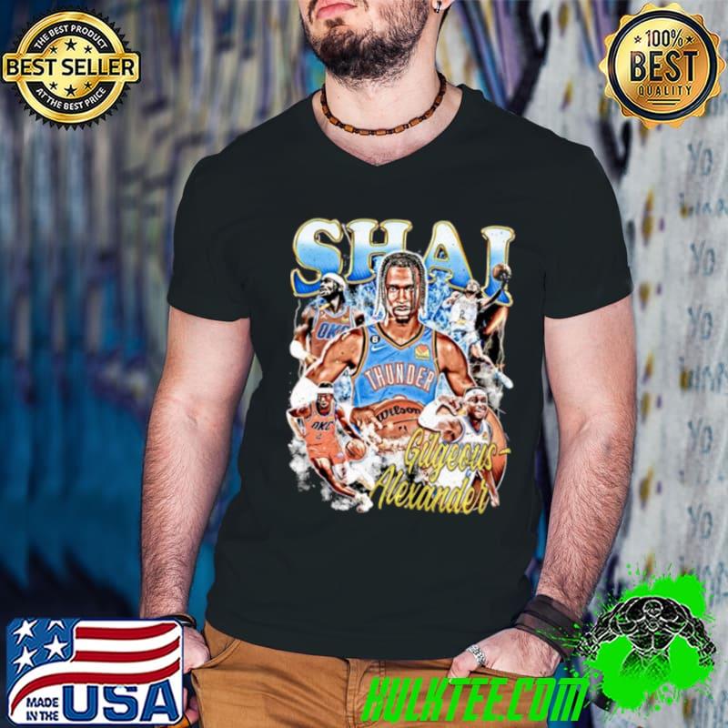 Shai Gilgeous Alexander Thunder basketball s Guys V Neck Shai Gilgeous Alexander Thunder basketball s Guys V Neck