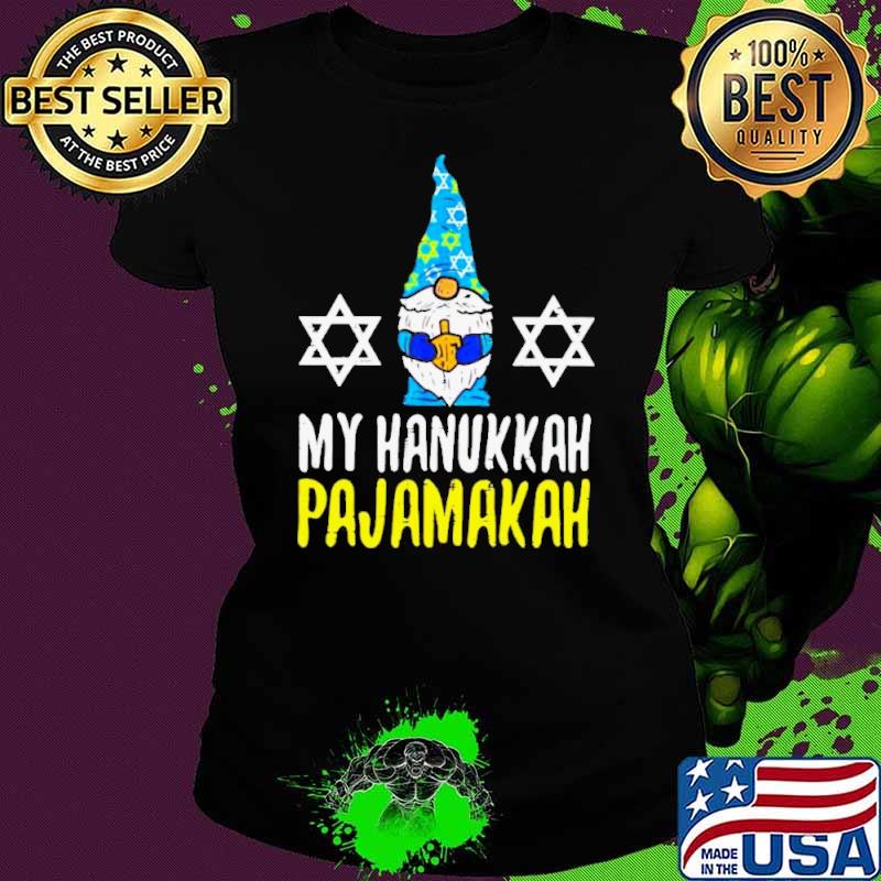 Shalom Gnome my Hanukkah pajamakah shirt
