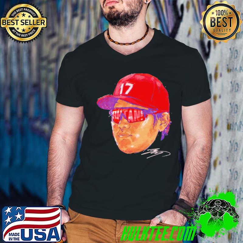 Shohei Ohtani Los Angeles Angels Sunglasses signature s Guys V Neck Shohei Ohtani Los Angeles Angels Sunglasses signature s Guys V Neck