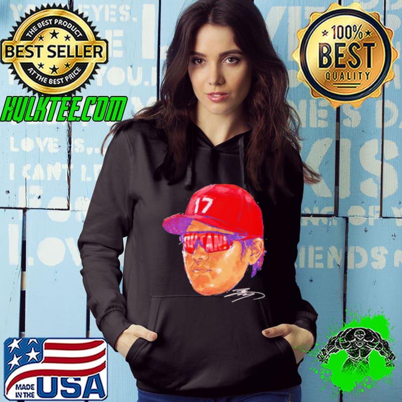 Shohei Ohtani Los Angeles Angels Sunglasses signature s Hoodie Shohei Ohtani Los Angeles Angels Sunglasses signature s Hoodie