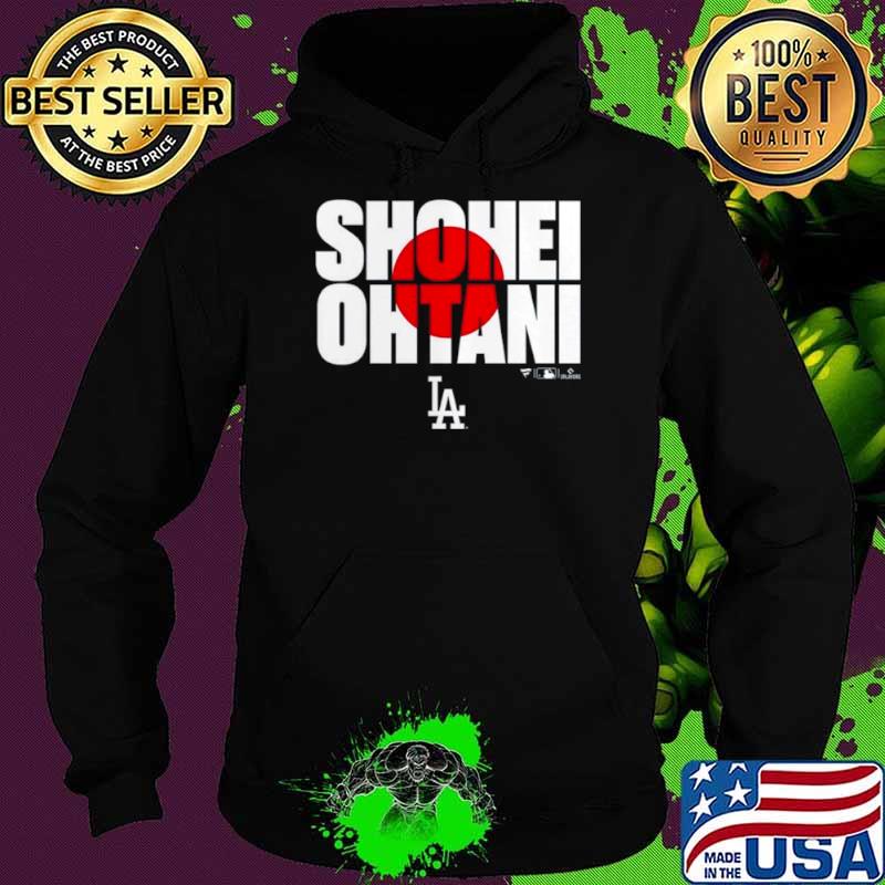 Shohei Ohtani Los Angeles Dodgers Flag Japan shirt