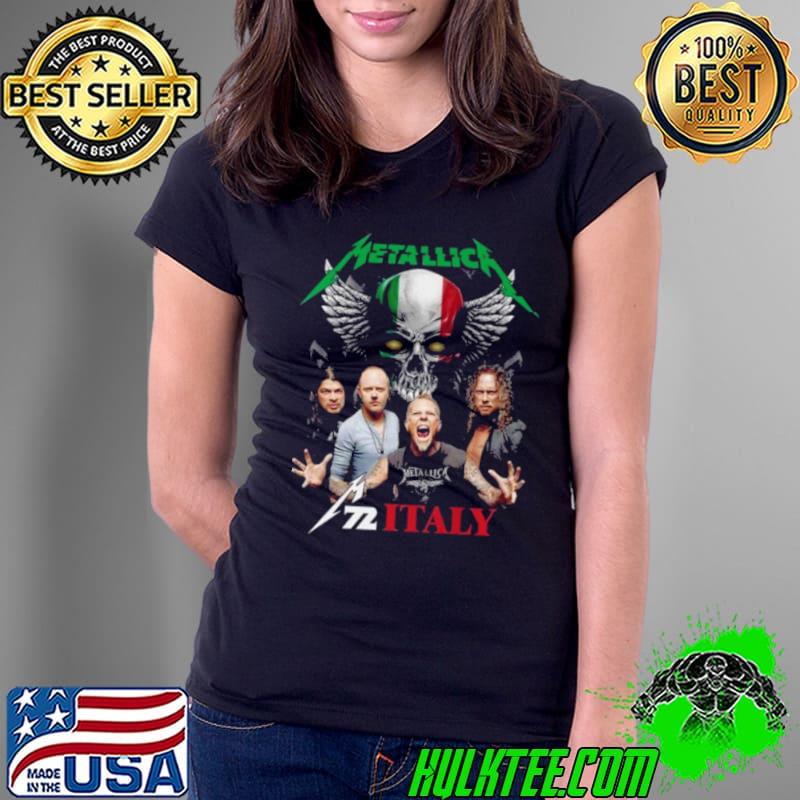 Skull Metallica 72 Italy Shirt Ladies Tee Skull Metallica 72 Italy Shirt Ladies Tee