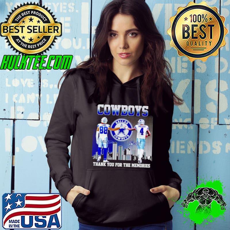 Skyline Dallas Cowboys Ceedee Lamb And Dak Prescott Thank You For The Memories T Shirt Hoodie Skyline Dallas Cowboys Ceedee Lamb And Dak Prescott Thank You For The Memories T Shirt Hoodie