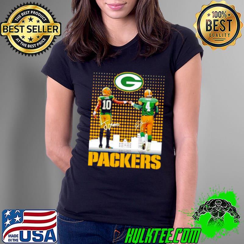 Skyline Jordan Love And Brett Favre Packers Signatures Shirt