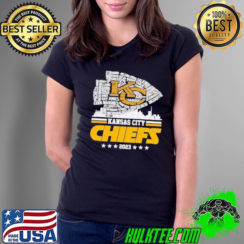 Skyline Kansas City Chiefs 2023 s Ladies Tee Skyline Kansas City Chiefs 2023 s Ladies Tee