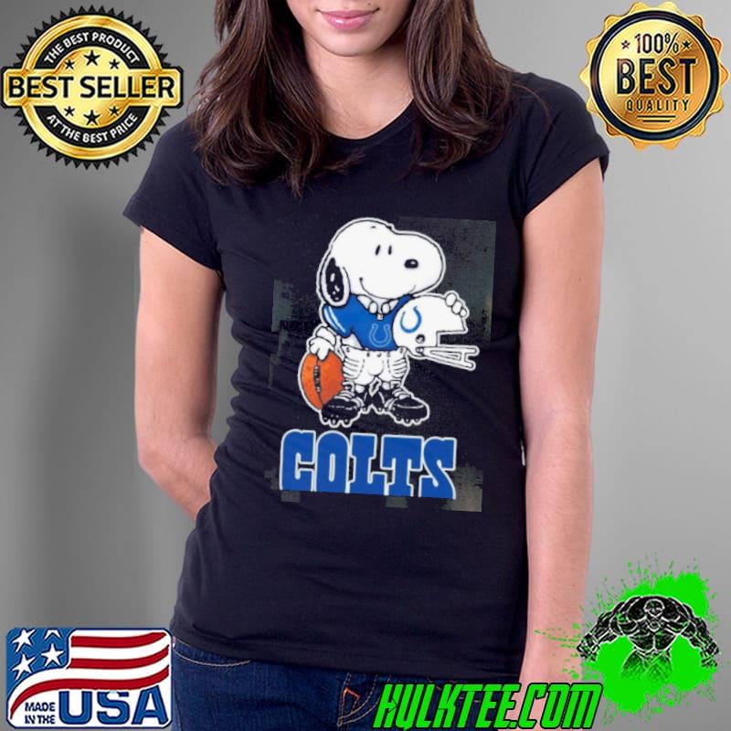 Snoopy A Strong And Proud Indianapolis Colts Player Shirt