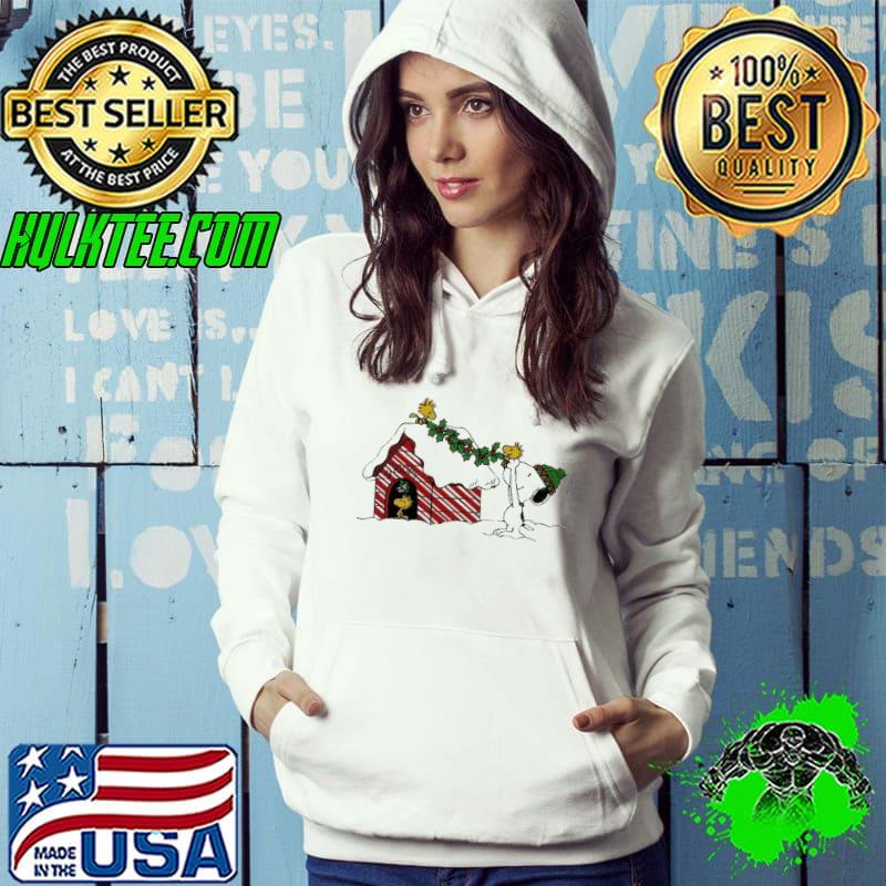 Snoopy And Woodstock Hat Santa Home Decoration Merry Christmas Shirt
