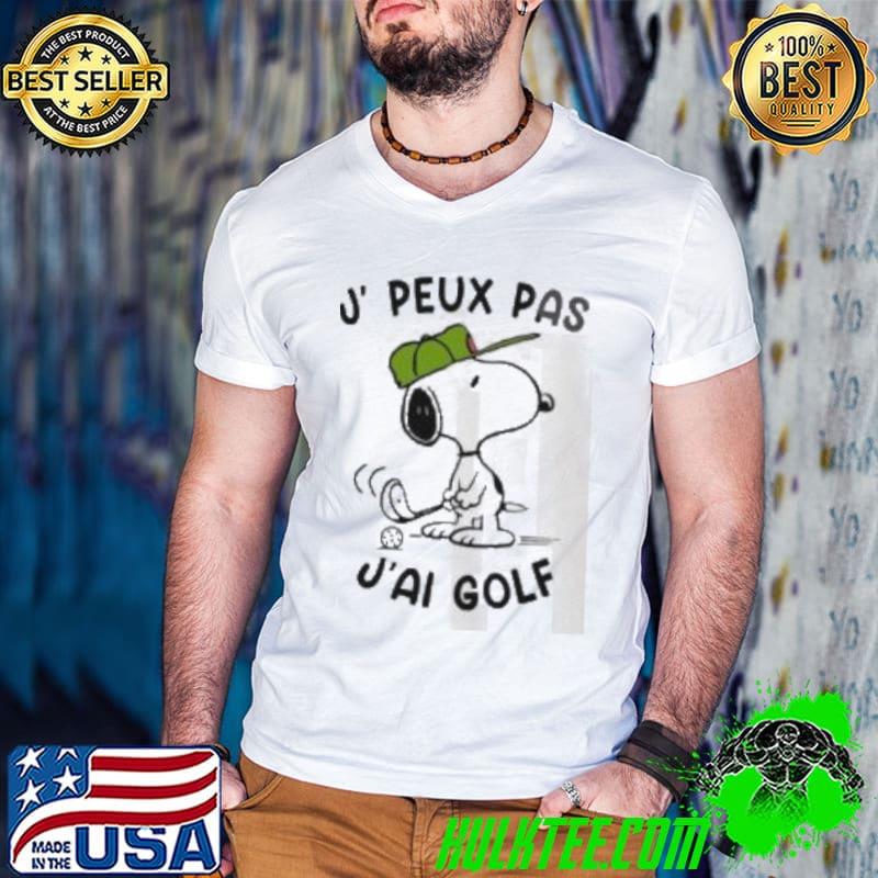 snoopy golf shirt