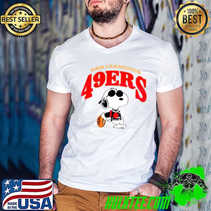 Snoopy San Francisco 49ers football fan s Guys V Neck Snoopy San Francisco 49ers football fan s Guys V Neck