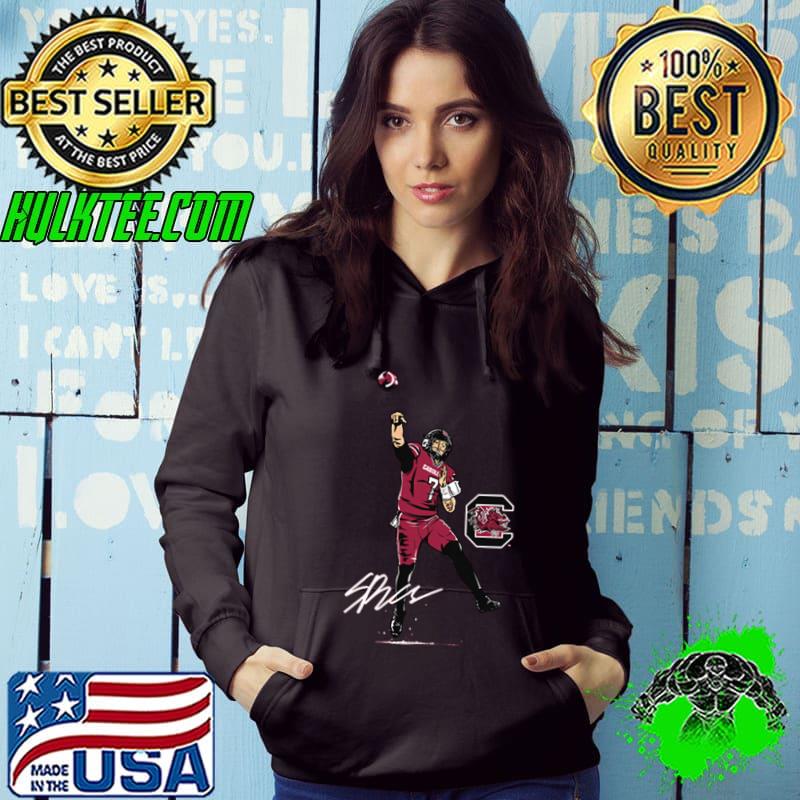 Spencer Rattler Signature American football quarterback who most recently Superstar Pose T-Shirt Hoodie Spencer Rattler Signature American football quarterback who most recently Superstar Pose T-Shirt Hoodie