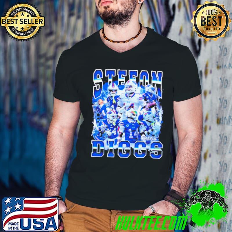 Stefon Diggs Buffalo Bills retro s Guys V Neck Stefon Diggs Buffalo Bills retro s Guys V Neck