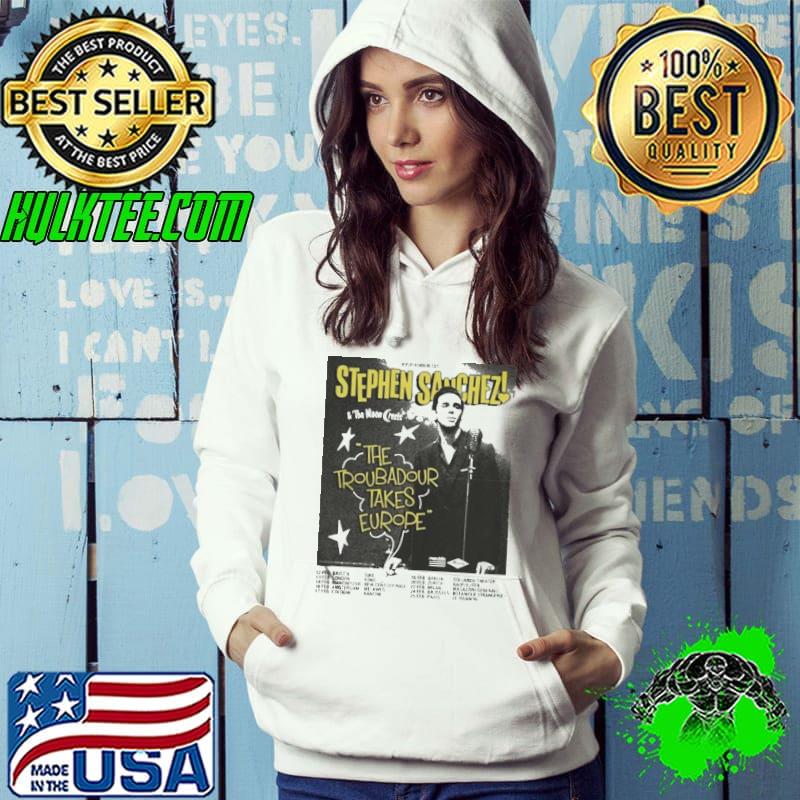 Stephen Sanchez 2024 The Troubadour Takes Europe Performance Schedule Shirt