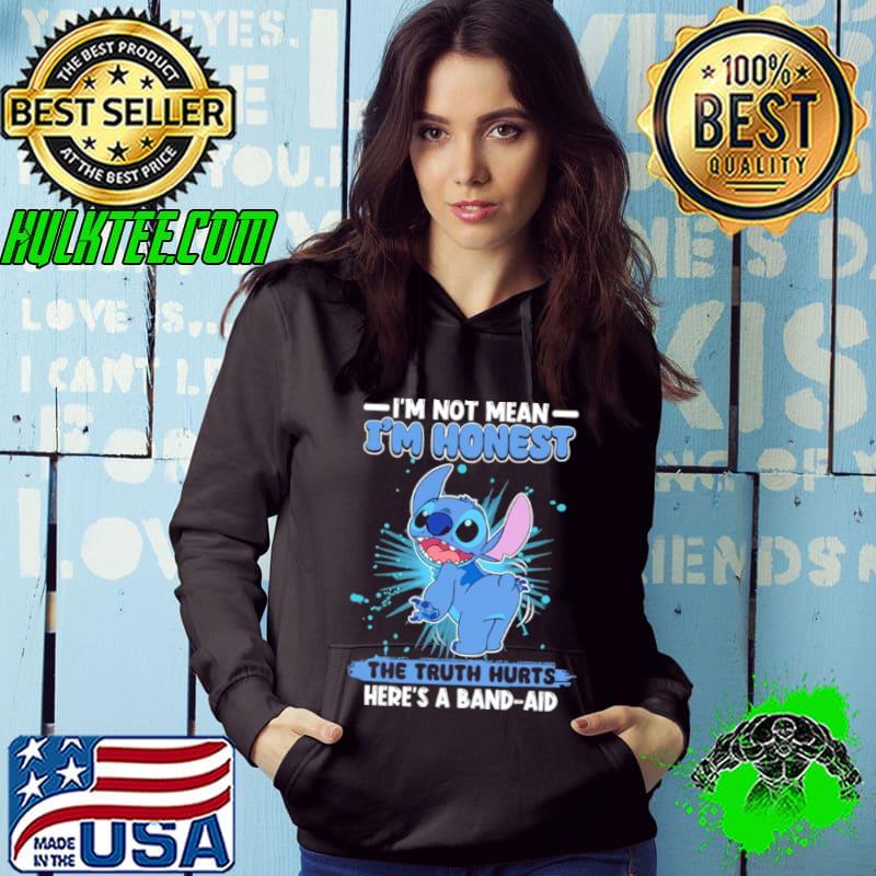 Stitch I’m Not Mean I’m Honest The Truth Hurts Here’s A Band Aid Shirt