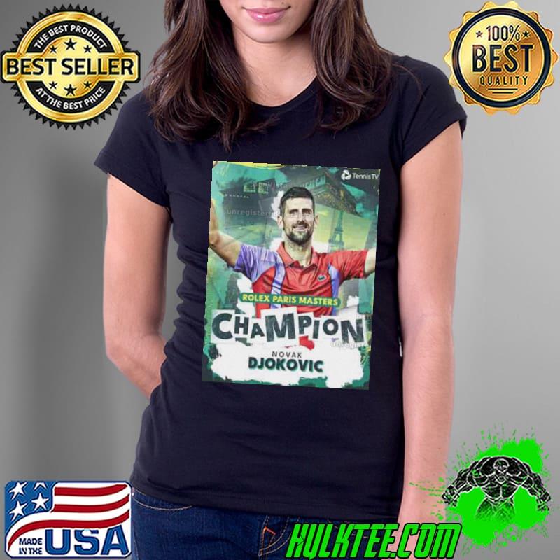 Tennis Rolex Paris Masters Champion Novak Djokovic A Record Extending 40th Masters 1000 Title Shirt