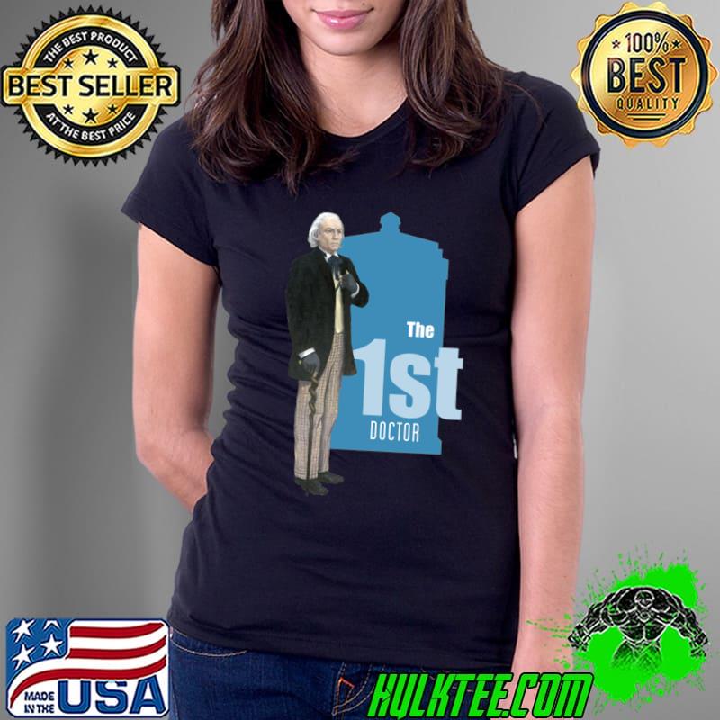 The 1st Doctor Who William Hartnell English actor T-Shirt Ladies Tee The 1st Doctor Who William Hartnell English actor T-Shirt Ladies Tee