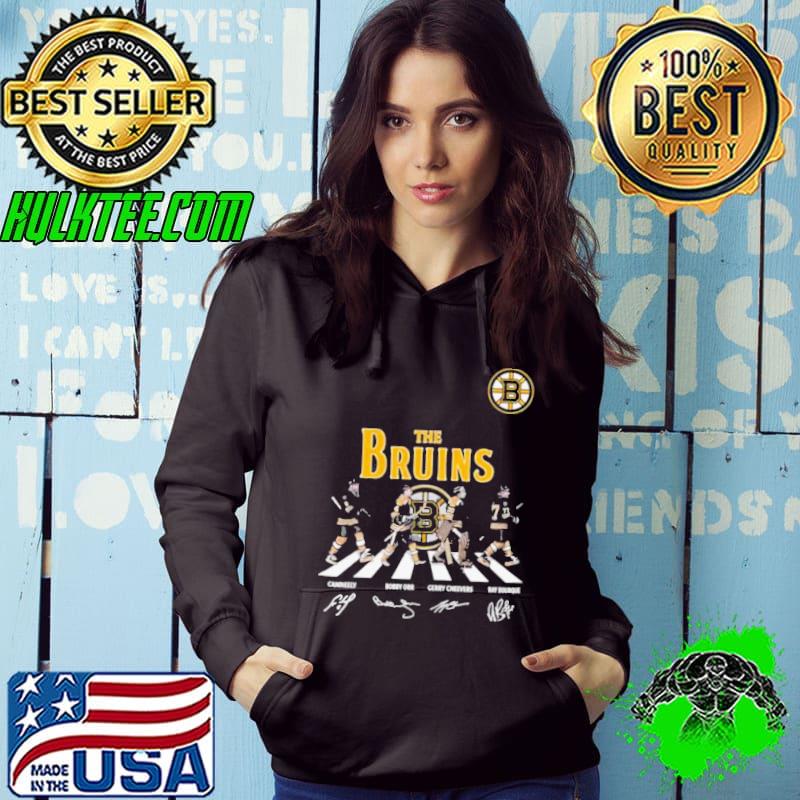The Boston Bruins Cam Neely Bobby Orr Gerry Cheevers Ray Bourque Abbey Road Signatures 2023 Shirt