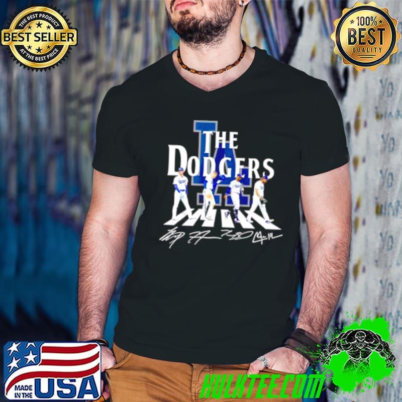 The Dodgers Abbey Road Shohei Ohtani Freddie Freeman Signatures Shirt Guys V Neck The Dodgers Abbey Road Shohei Ohtani Freddie Freeman Signatures Shirt Guys V Neck