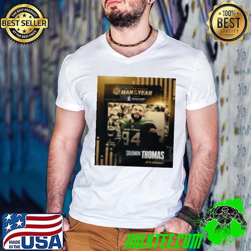 The New York Jets Player Solomon Thomas Is The 2023 NFL Walter Payton Man Of The Year Classic Shirt