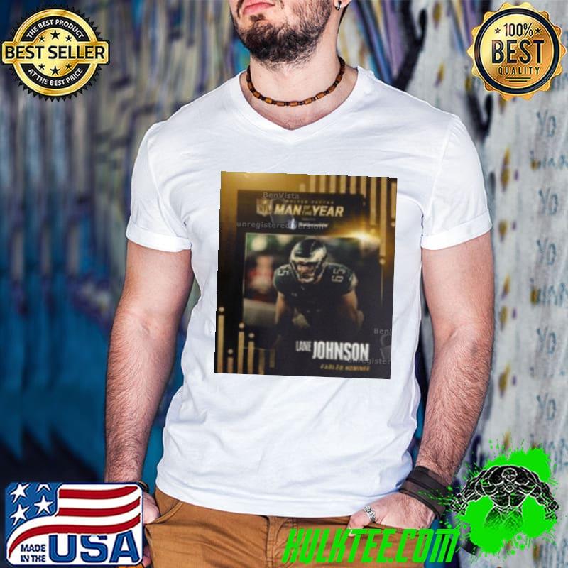 The Philadelphia Eagles Player Lane Johnson Is The 2023 NFL Walter Payton Man Of The Year Classic Shirt