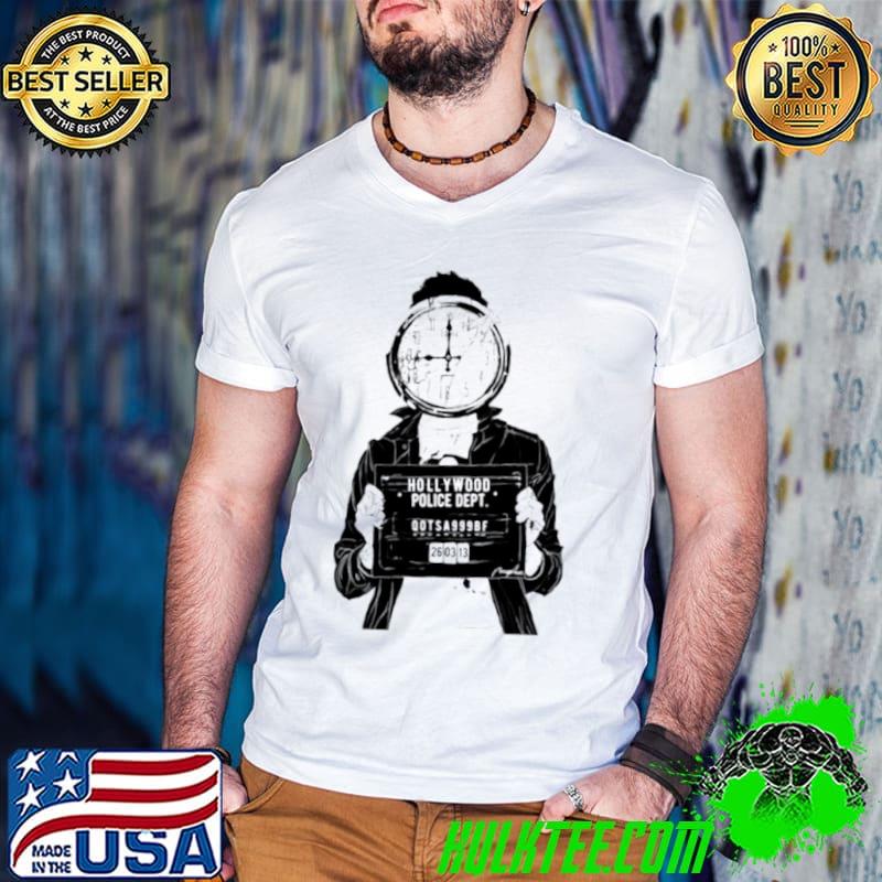 Time Man Queens Of The Stone Age s Guys V Neck Time Man Queens Of The Stone Age s Guys V Neck
