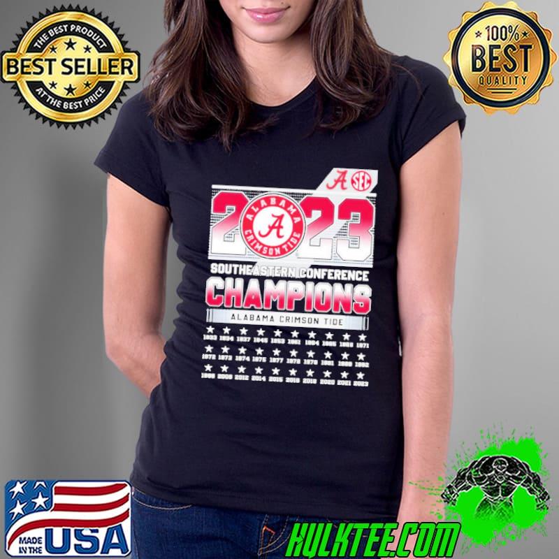 Time Southeastern Conference Champions Alabama Crimson Tide Shirt