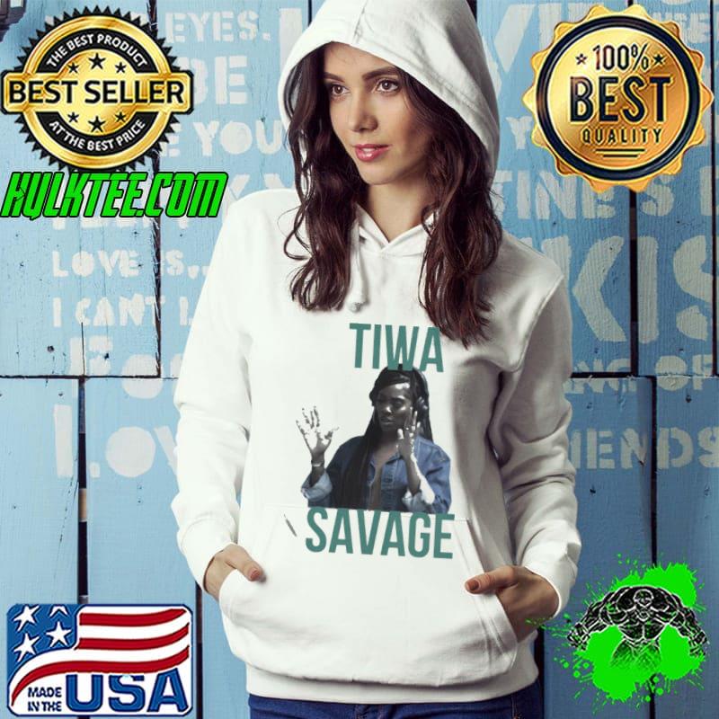 Tiwa Savage Wizkid shirt