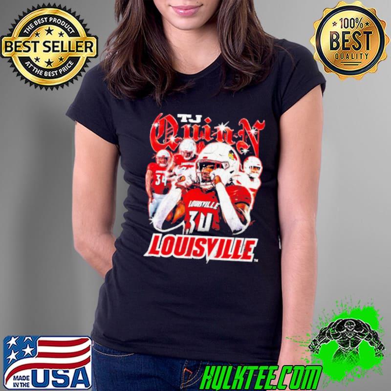 TJ Quinn Louisville Cardinals football s Ladies Tee TJ Quinn Louisville Cardinals football s Ladies Tee