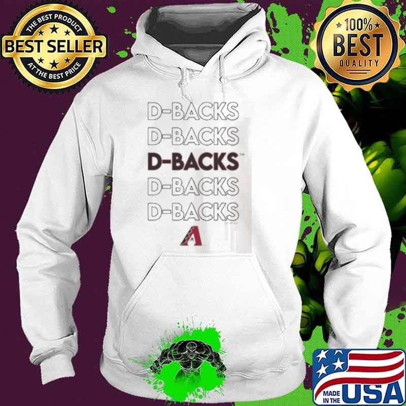 Toddler Arizona Diamondbacks Tiny Turnip White Stacked Shirt Toddler Arizona Diamondbacks Tiny Turnip White Stacked Shirt