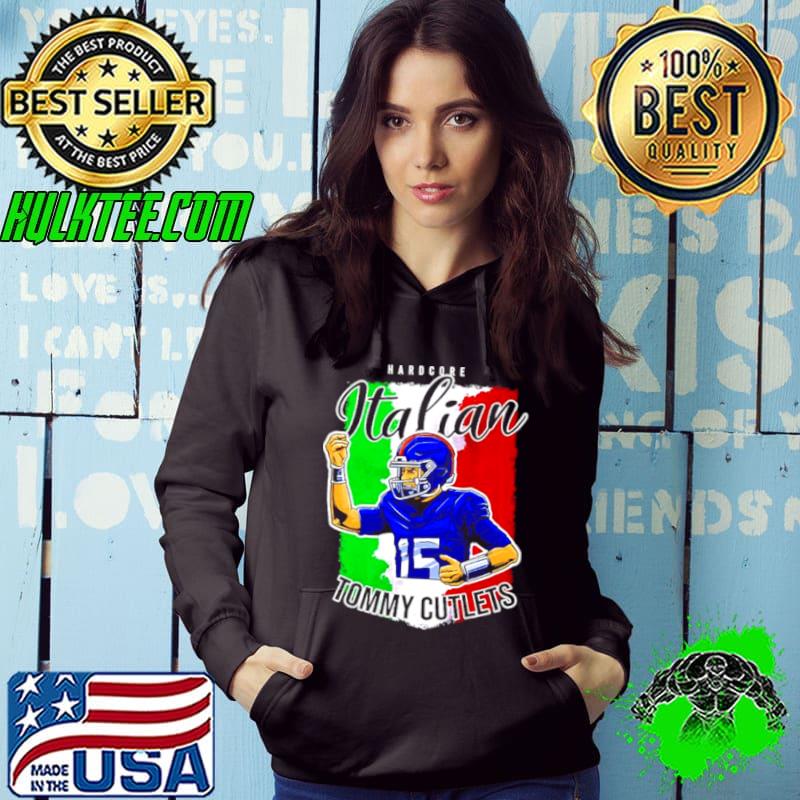 Tommy Cutlets Hardcore Italian flag shirt