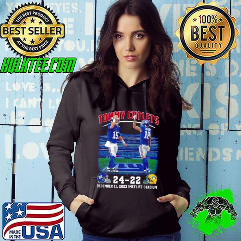 Tommy Cutlets NY Giants 24 22 Green Bay Packers December 11 2023 Metlife Stadium Shirt