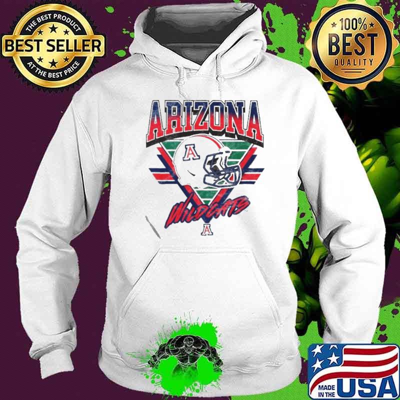Top arizona Wildcats Helmet triangle vintage s Hoodie Top arizona Wildcats Helmet triangle vintage s Hoodie