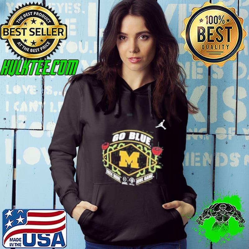 Top college Football Playoff Jordan 2024 #1 Michigan Rose Bowl Bound shirt