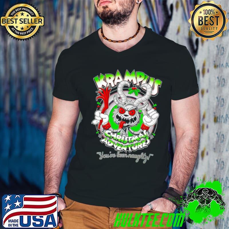 Top krampus Christmas Adventures you’ve been naughty shirt