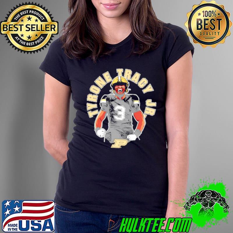 Tyrone Tracy Jr. Purdue Boilermakers Football Cartoon Shirt