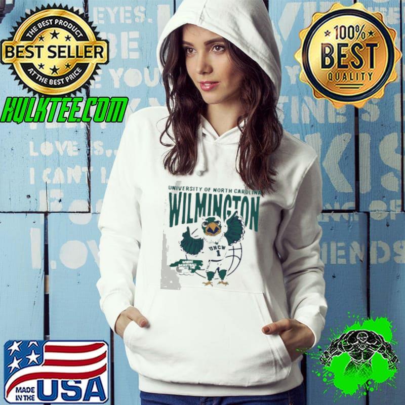 University of North California Wilmington Seahawks mascot number 1 where basketball meets the beach shirt