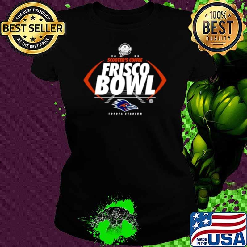 UTSA Football 2023 Scooter’s Coffee Frisco Bowl Shirt Ladies tee UTSA Football 2023 Scooter’s Coffee Frisco Bowl Shirt Ladies tee