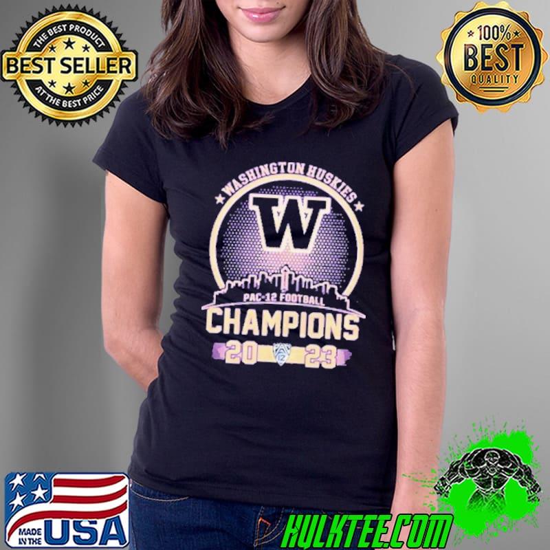 Washington Huskies Skyline PAC-12 Football Champions 2023 Shirt