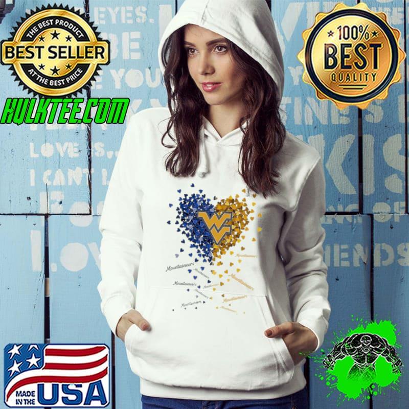West Virginia Mountaineers Tiny Heart Shape 2023 Shirt