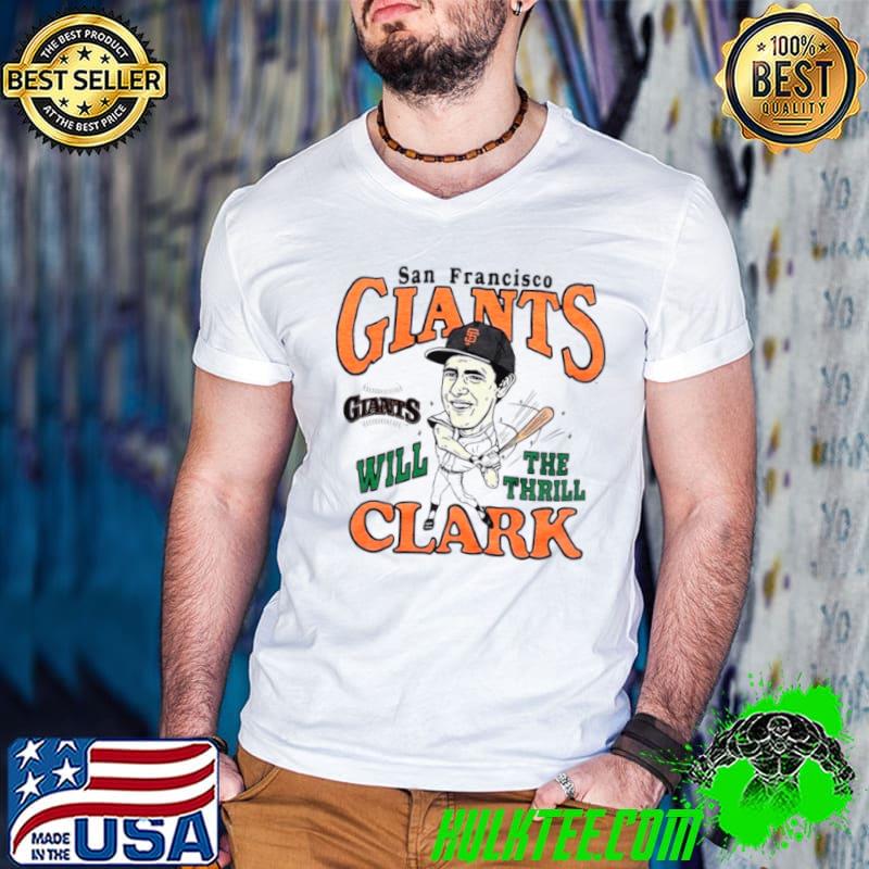 Will Clark San Francisco Giants The Thrill vintage s Guys V Neck Will Clark San Francisco Giants The Thrill vintage s Guys V Neck